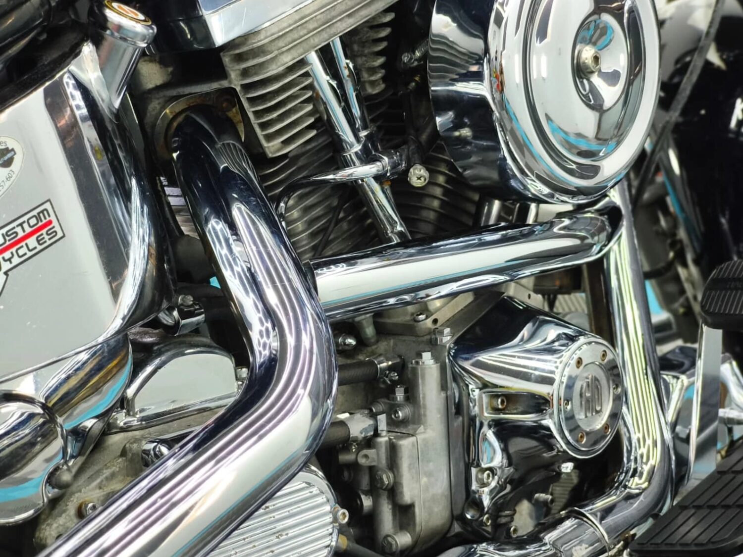 Moto detailing — cruiser motocikl